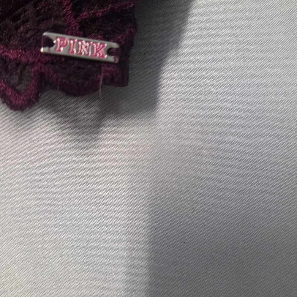 Trendy Victoria's Secret-Lace-Deep purple-Push-Up Bra 32DD-Sexy Lingerie - Picture 4 of 5